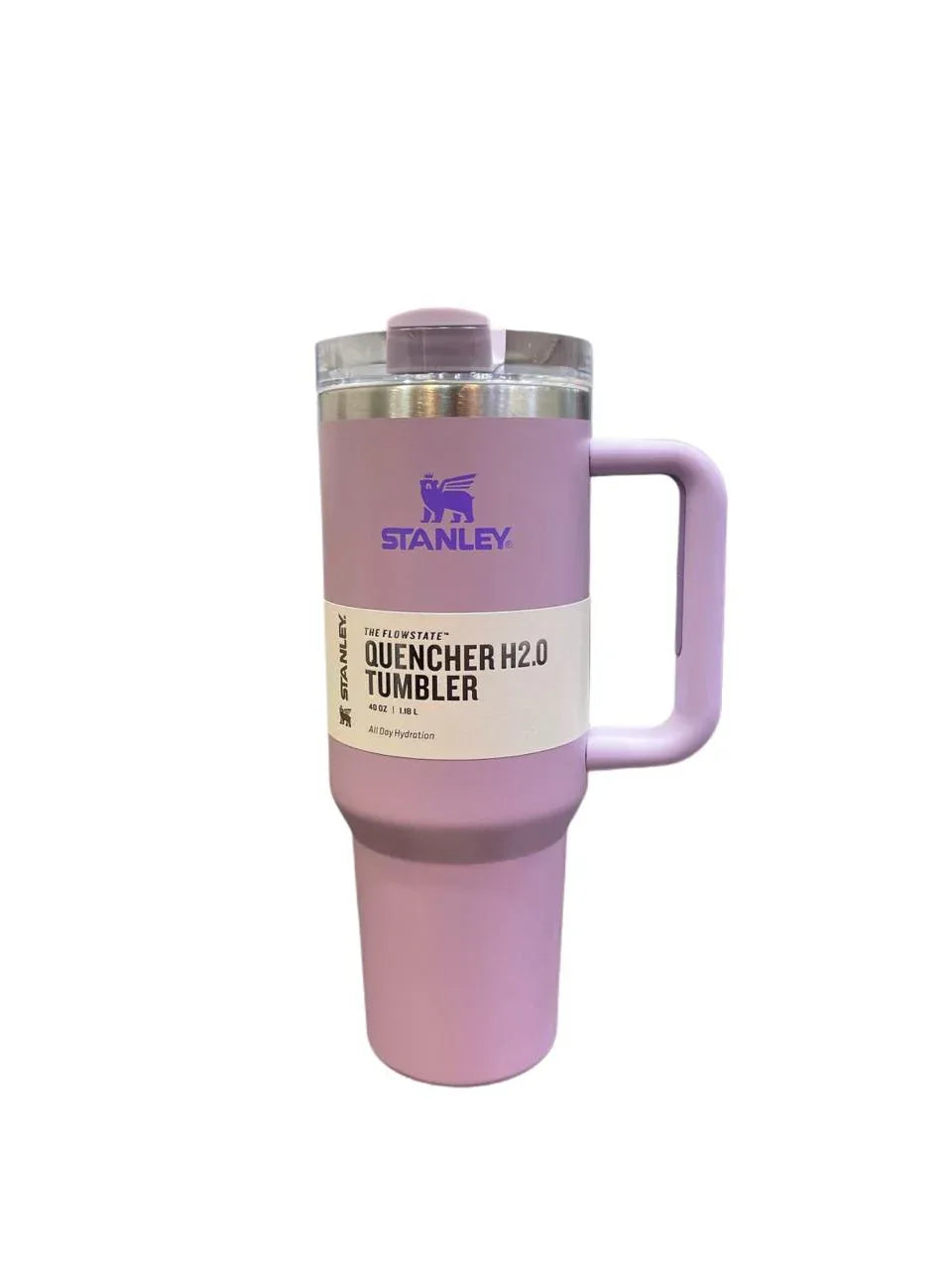 40oz Stainless Steel Tumbler with Handle - Durable & Easy Grip - Clarify.pk