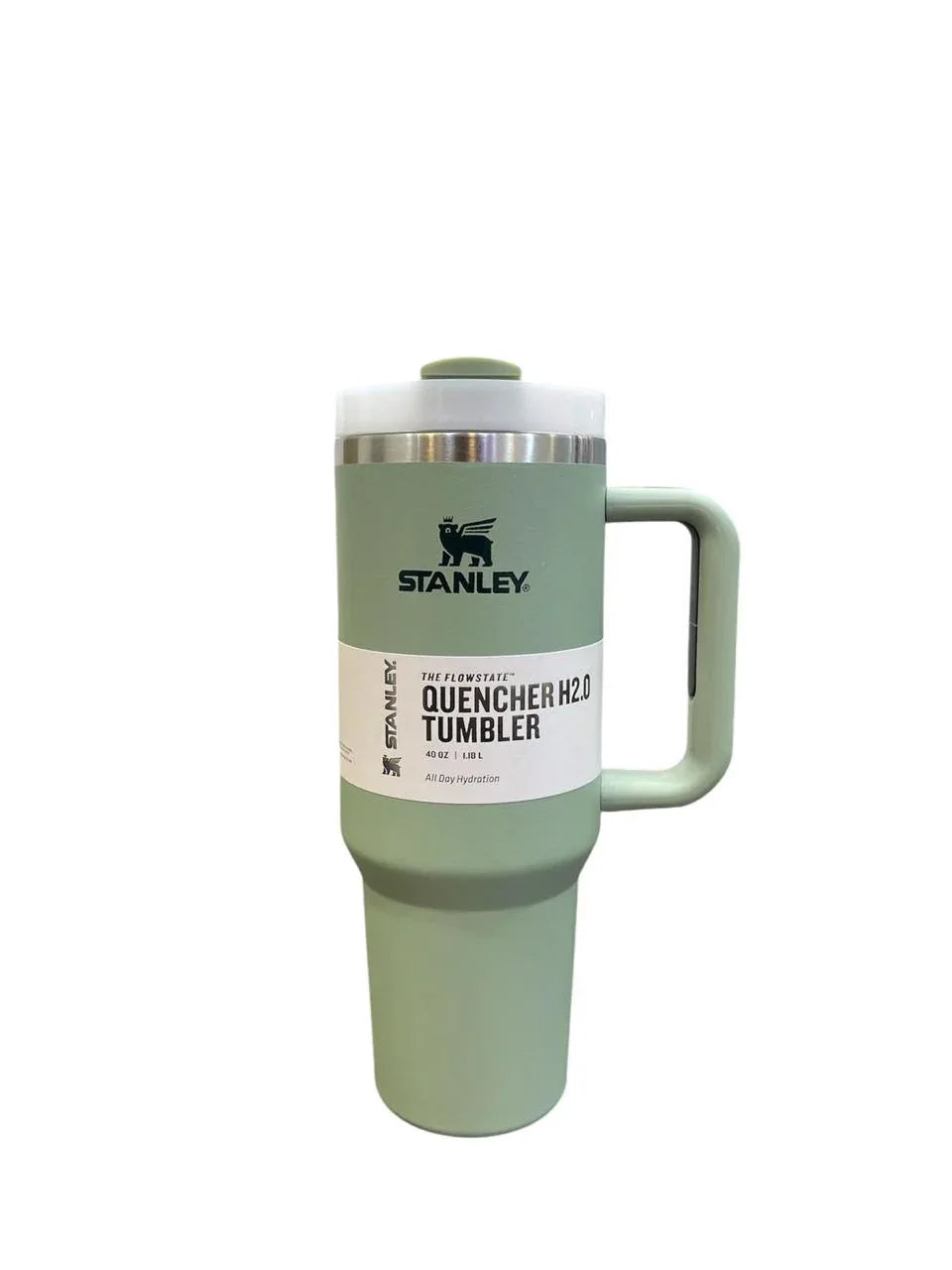 40oz Stainless Steel Tumbler with Handle - Durable & Easy Grip - Clarify.pk