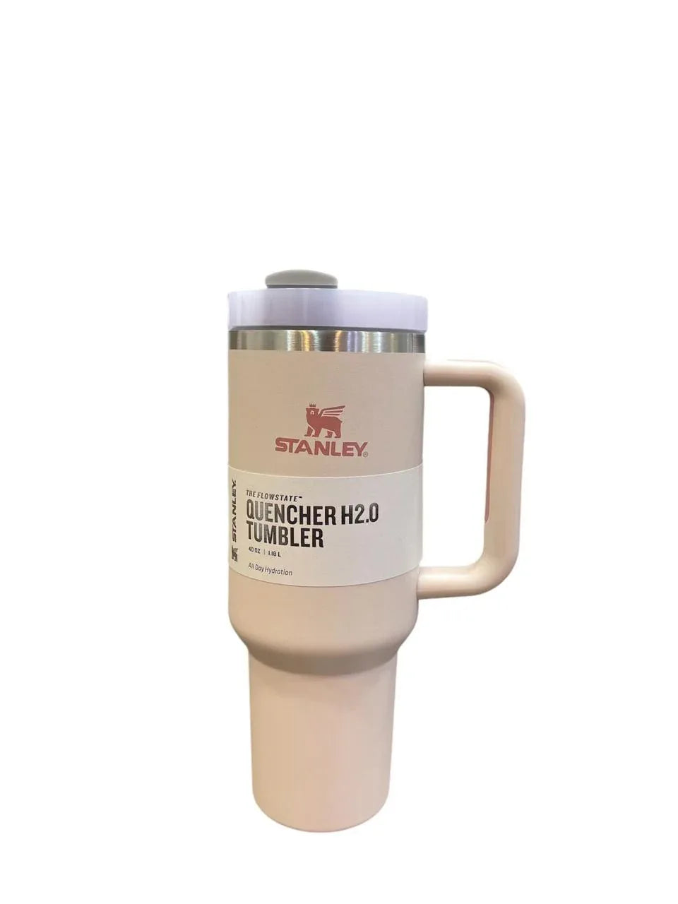 40oz Stainless Steel Tumbler with Handle - Durable & Easy Grip - Clarify.pk