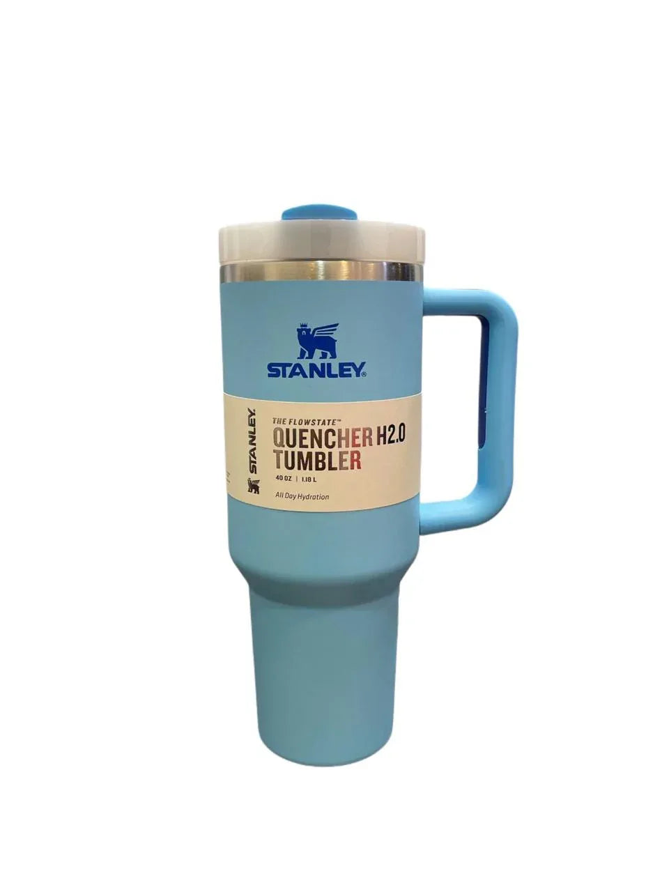 40oz Stainless Steel Tumbler with Handle - Durable & Easy Grip - Clarify.pk