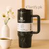 Stanley Black Tumbler - Durable Insulated Mug - Clarify.pk
