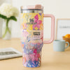 Stanley Quencher Tumbler Floral Design 40oz (1.8L) - Clarify.pk