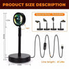 Sunset Projector Lamp for Bedroom Ambiance - Clarify.pk