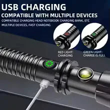 Super Bright Self Defense Torch with Tactical Flashlight