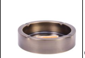 Decorative Metallic Round Ashtray Style Collection