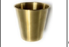 Elegant Golden Plain Tumbler Glass 350ml