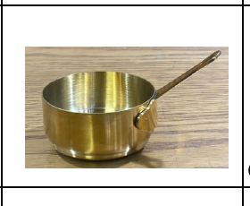 Golden Measuring Spoon Kitchen Tool