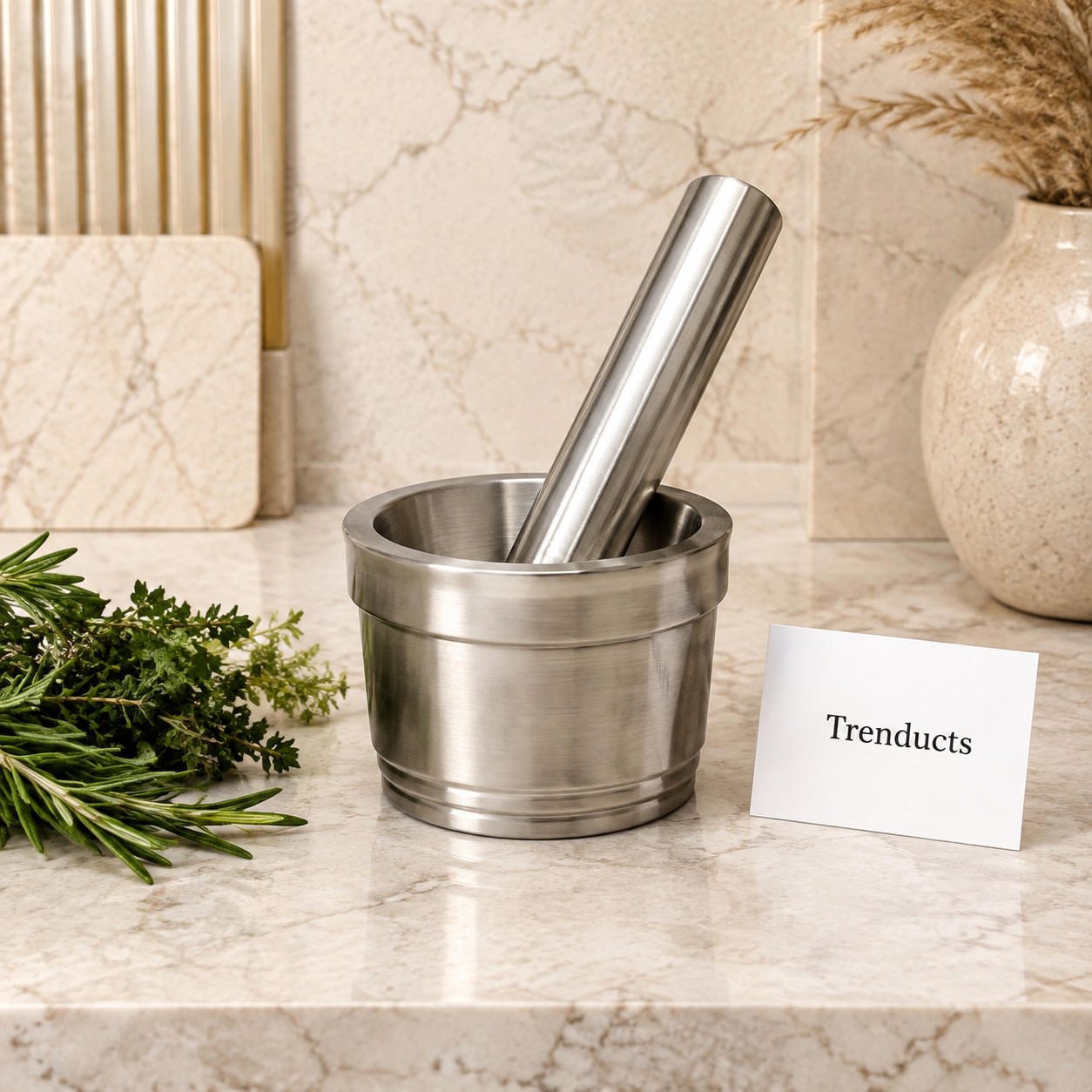 Premium Metallic Mortar Pestle Style Collection
