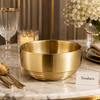 Stacked Metallic Soup Bowl Size Collection