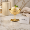 Golden Footed Dessert Ice Cream Cup