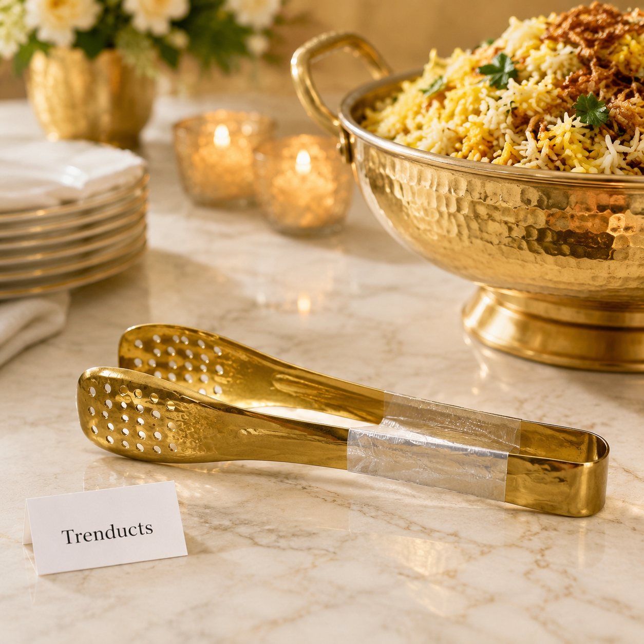 Metallic Kitchen Serving Tong Style Collection