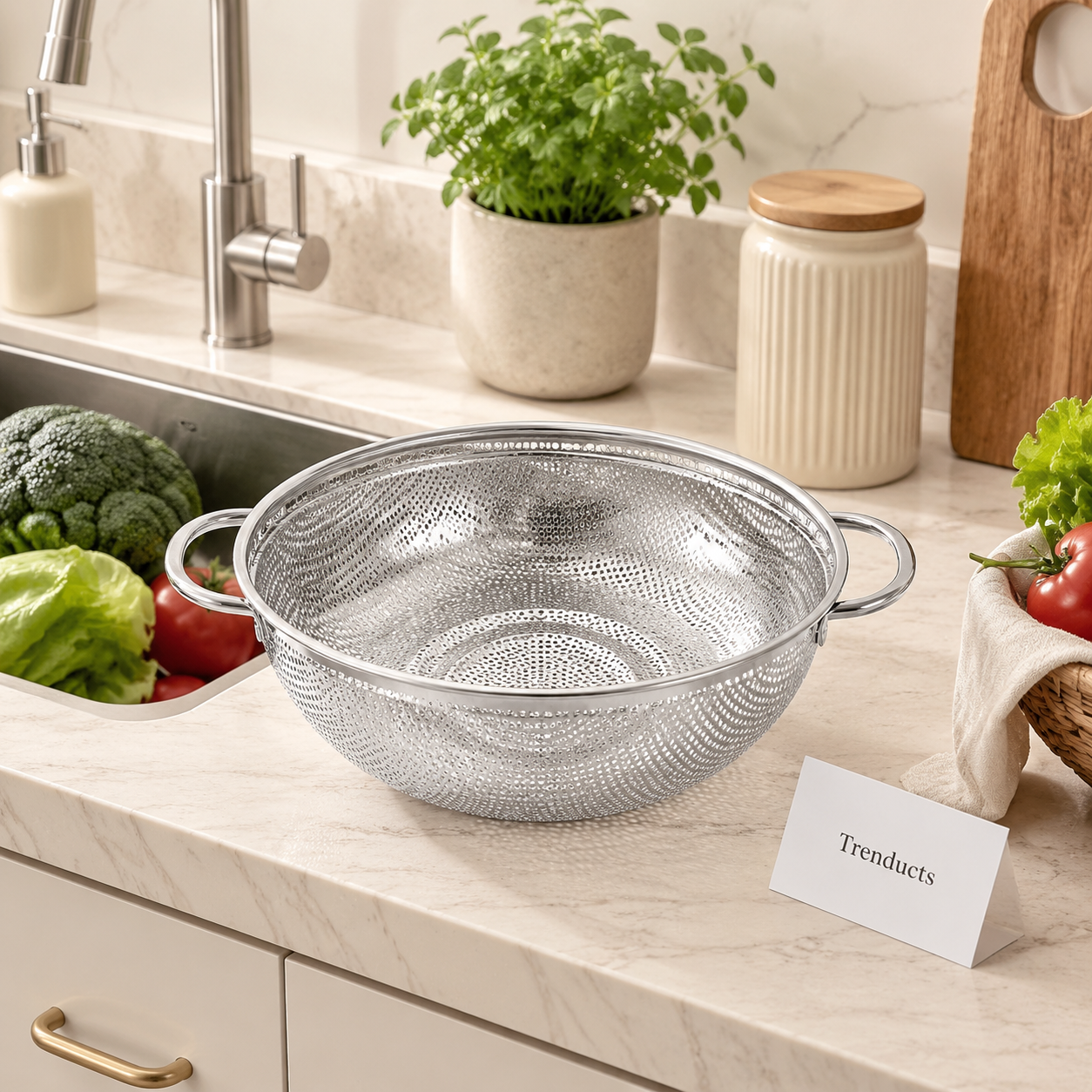 Heavy Gauge Stainless Steel Strainer Collection