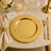 Premium Golden Charger Plate Size Collection