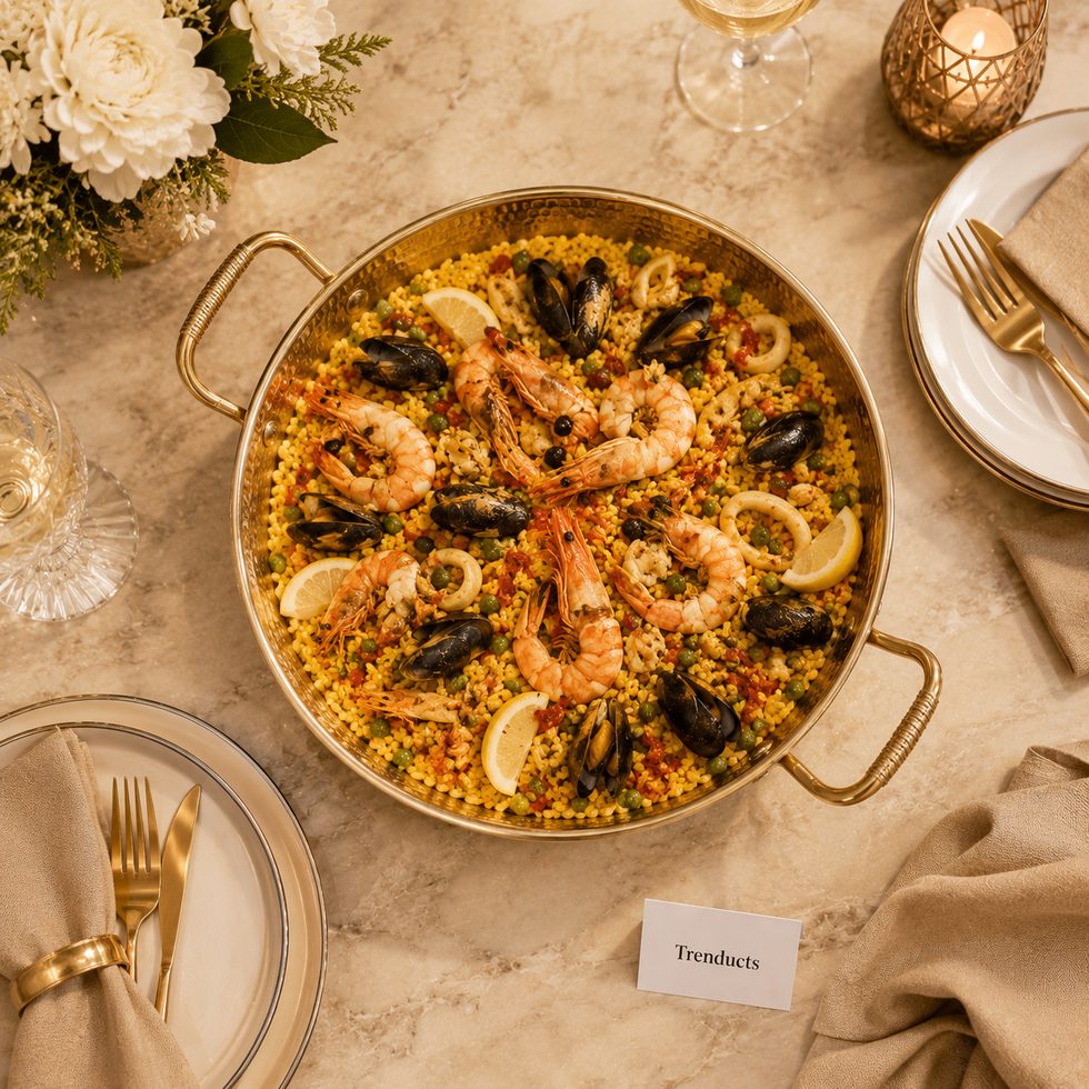 Golden Paella Deep Pan Size Collection
