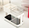 Floor Type Toothbrush Organizer with Multi-Storage - Clarify.pk