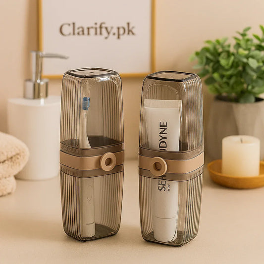 Toothbrush Storage Case - Durable & Portable - Clarify.pk