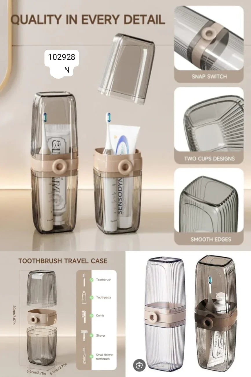 Toothbrush Storage Case - Durable & Portable - Clarify.pk