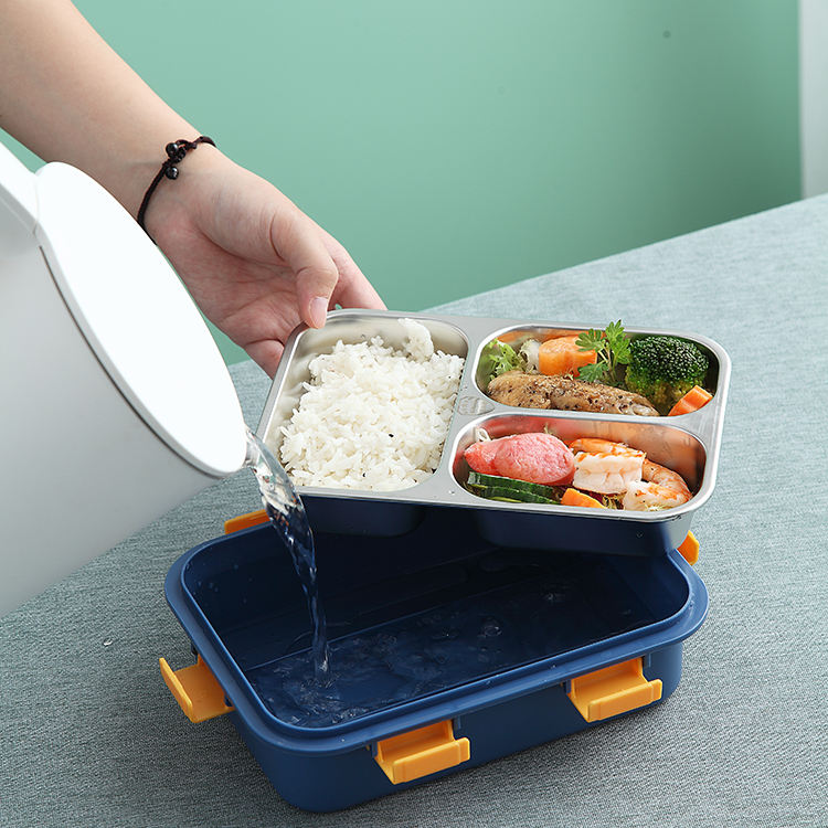Stainless Steel Bento Lunch Box 3 Compartment
