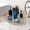360 Rotating Makeup Organizer with Gold Handles - Clarify.pk