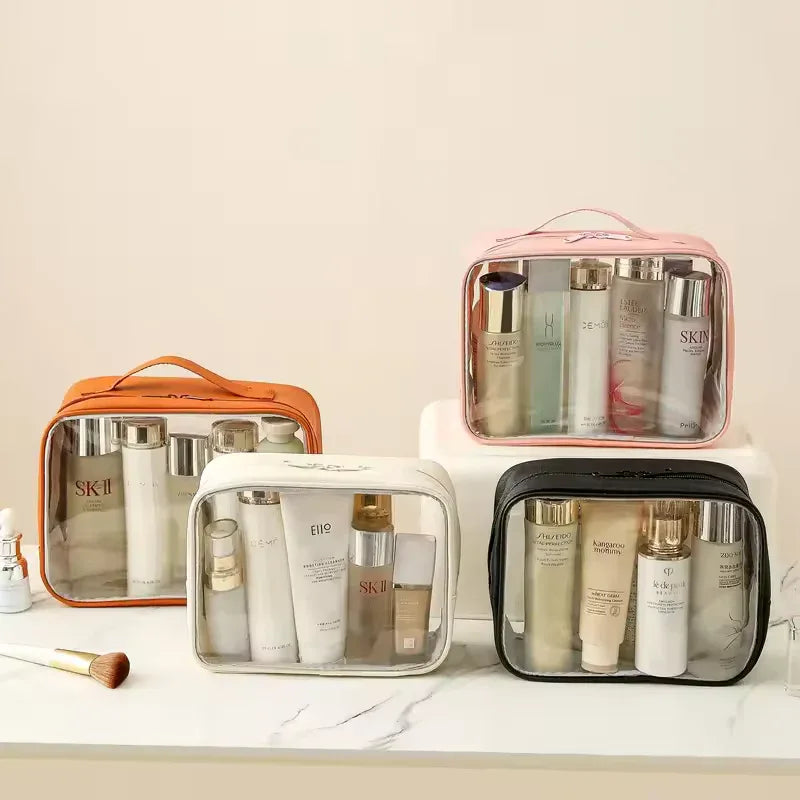 Transparent Makeup Bag Cosmetic Case - Clarify.pk