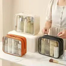 Transparent Makeup Bag Cosmetic Case - Clarify.pk