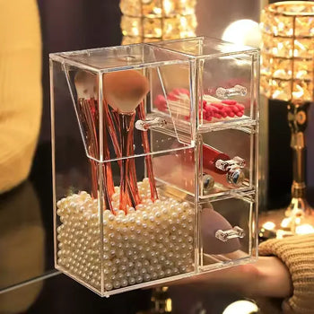 Multi-Functional Cosmetic Organizer with Drawers - Clarify.pk