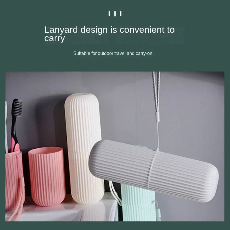 Travel Toothpaste Storage Case - Portable Holder - Clarify.pk