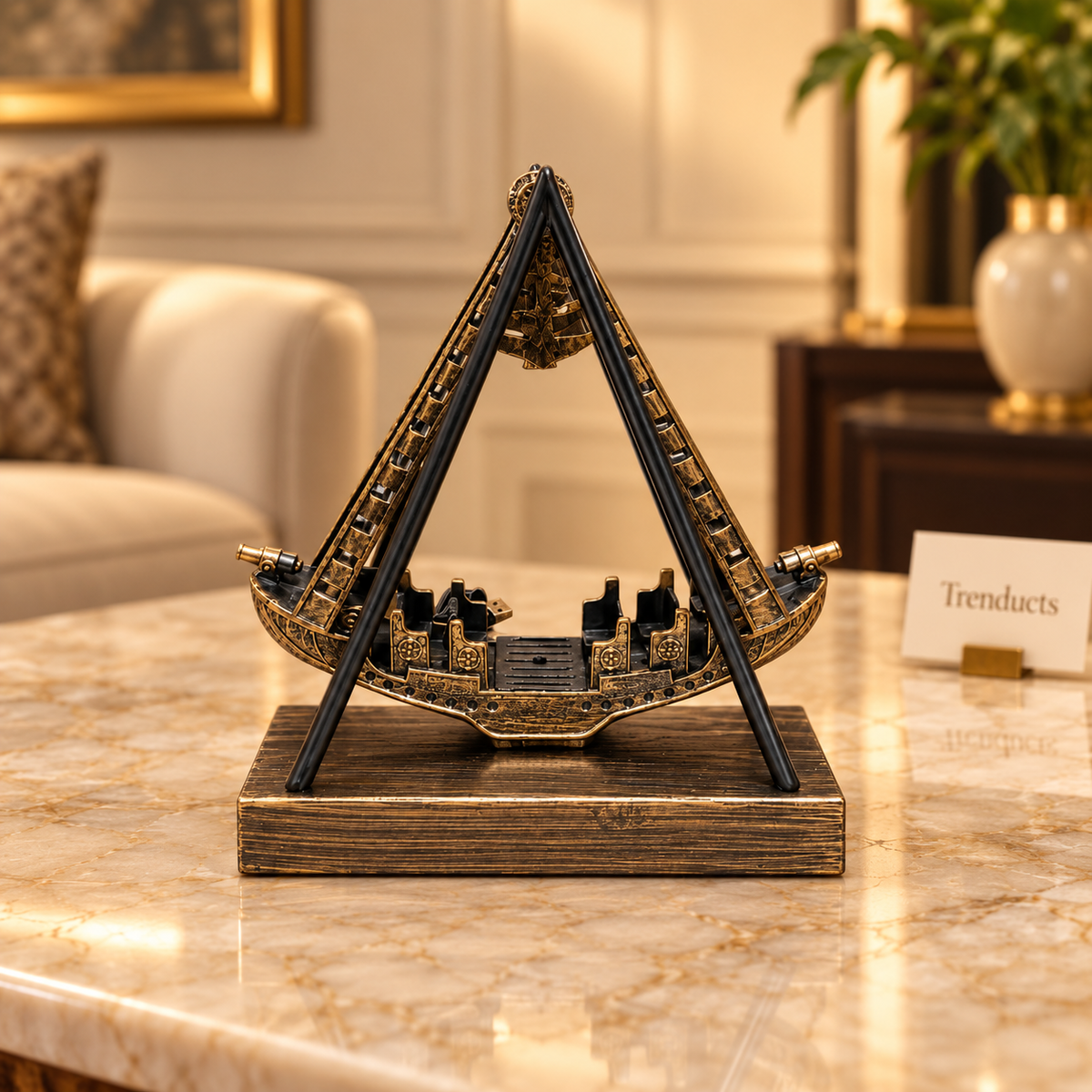 Ship Decorative Swing Showpiece for Home Decor