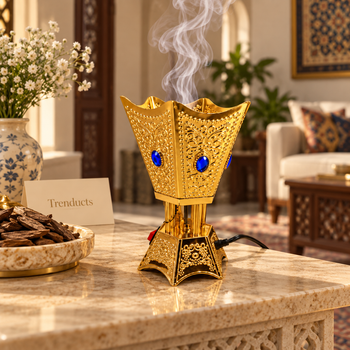 Electric Bakhoor & Incense Burner styled luxury lifestyle image