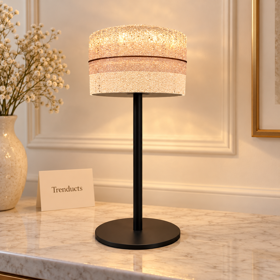Modern Rectangular Frame Table Lamp