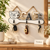CAFE Letter Wall Key Hanger with Hooks