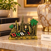 Dubai City Skyline Metal Showpiece