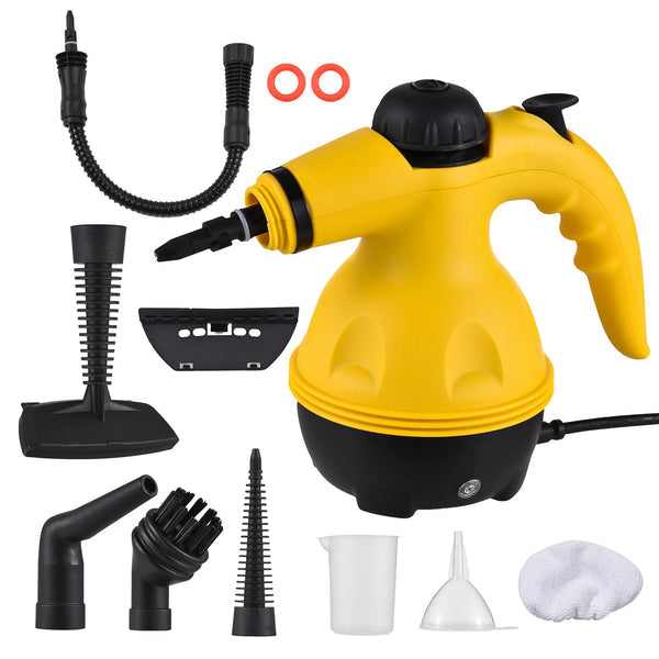 Multipurpose Handheld Steam Cleaner with Complete Accessory Set