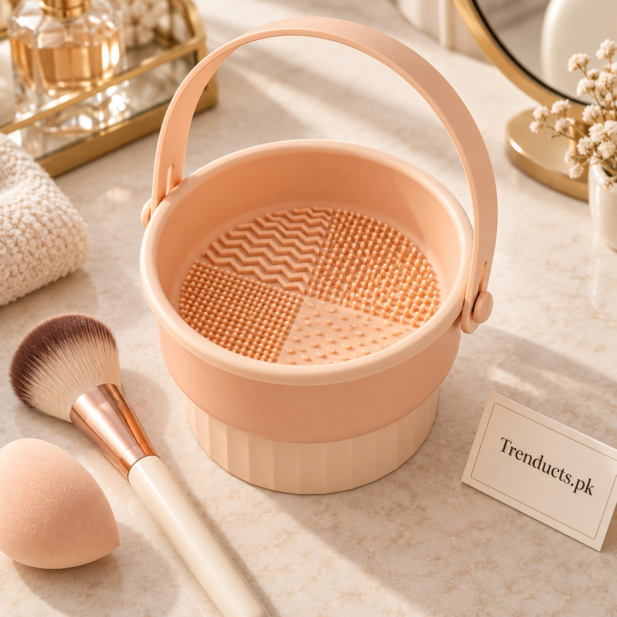 3-in-1 Makeup Brush Cleaner, Dryer & Storage Bowl