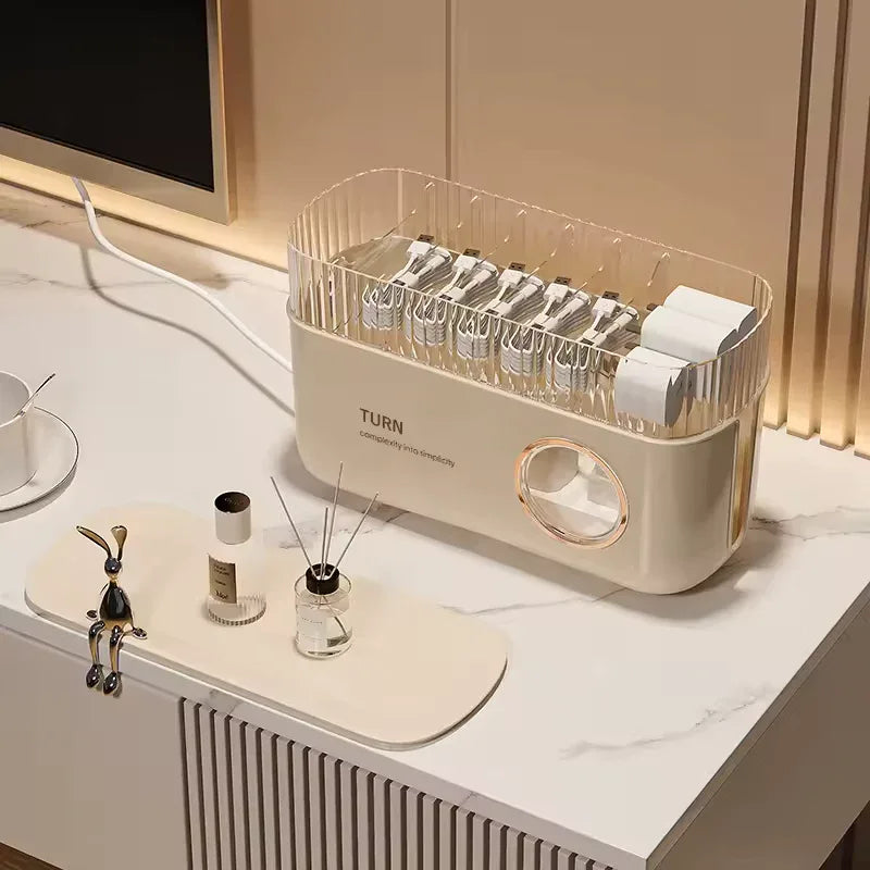 Cable Organizer Box for Desk with Stylish Design