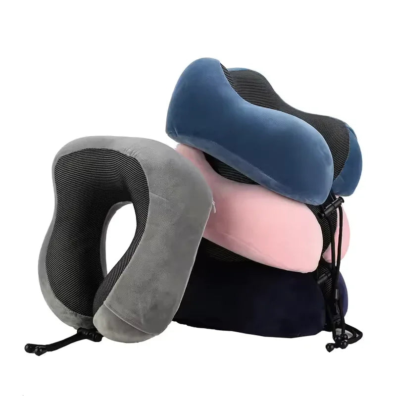 U Shaped Memory Foam Neck Pillow for Comfort - Clarify.pk