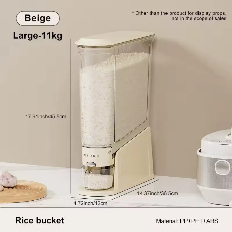 Rice Storage Container 5.5kg for Kitchen - Clarify.pk