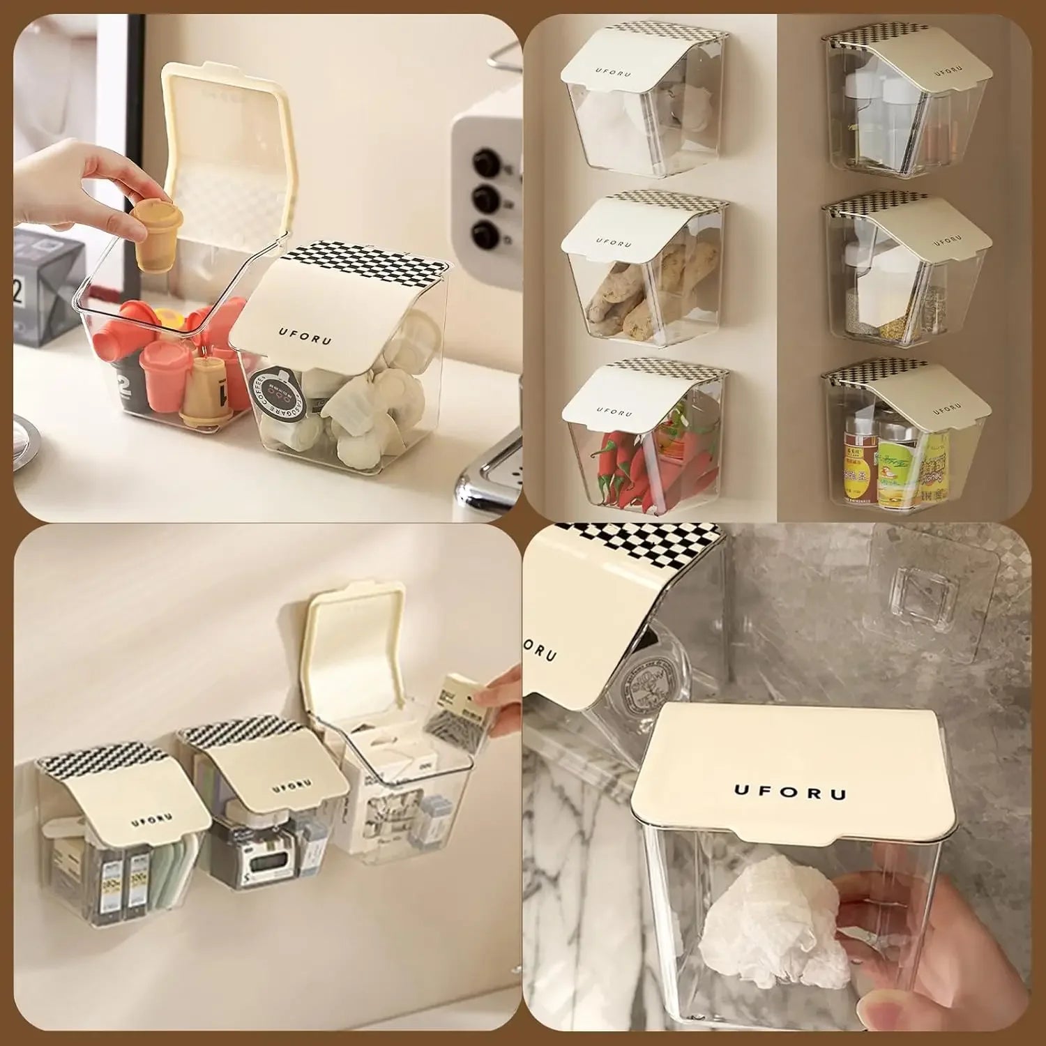 Wall Mounted Organizer for Cosmetics & Accessories - Clarify.pk