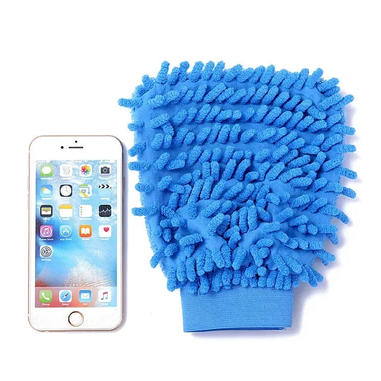 Ultrafine Fiber Cleaning Gloves for Easy Dusting