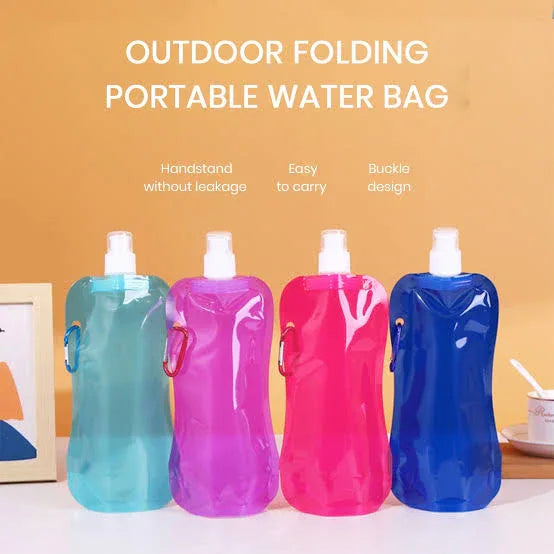 Ultralight Foldable Water Container with Buckle - Clarify.pk