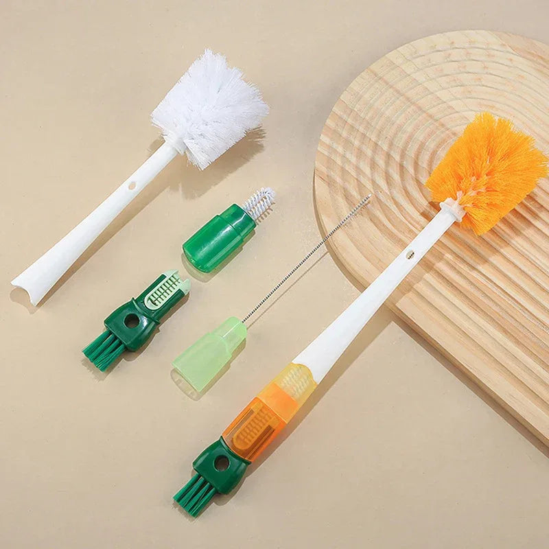 5 in 1 Bottle Cleaning Brush Kitchen Tool - Clarify.pk