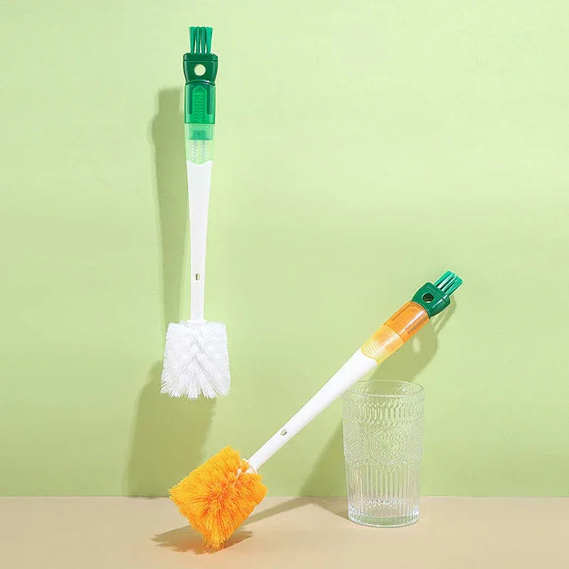 5 in 1 Bottle Cleaning Brush Kitchen Tool - Clarify.pk