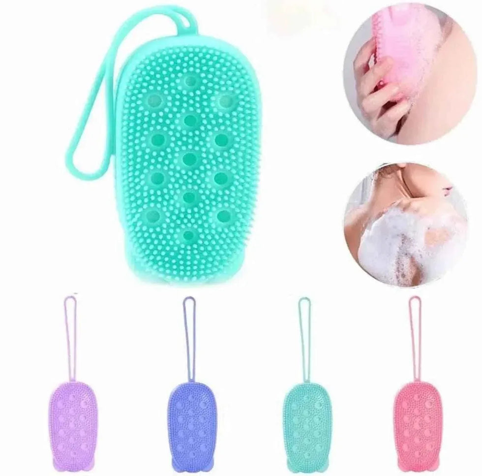Silicone Double Sided Bubble Brush for Gentle Skin Cleansing