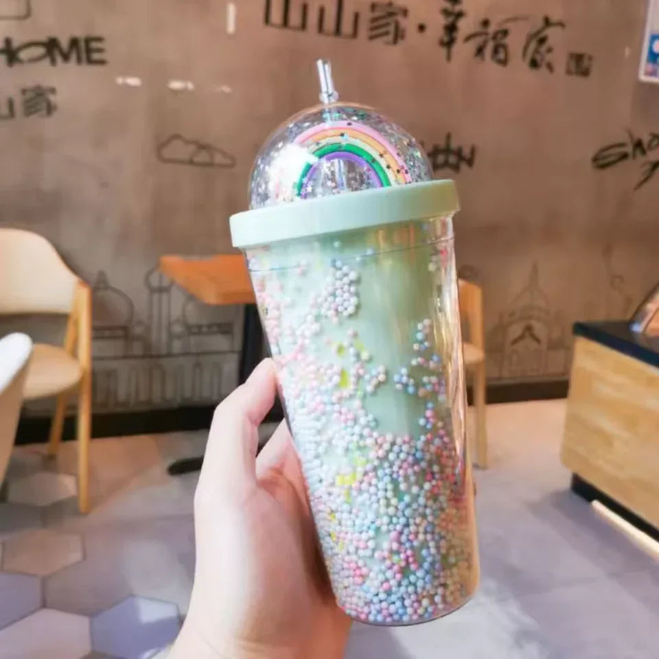 Unicorn Water Cup with Straw - Cute & Durable - Clarify.pk