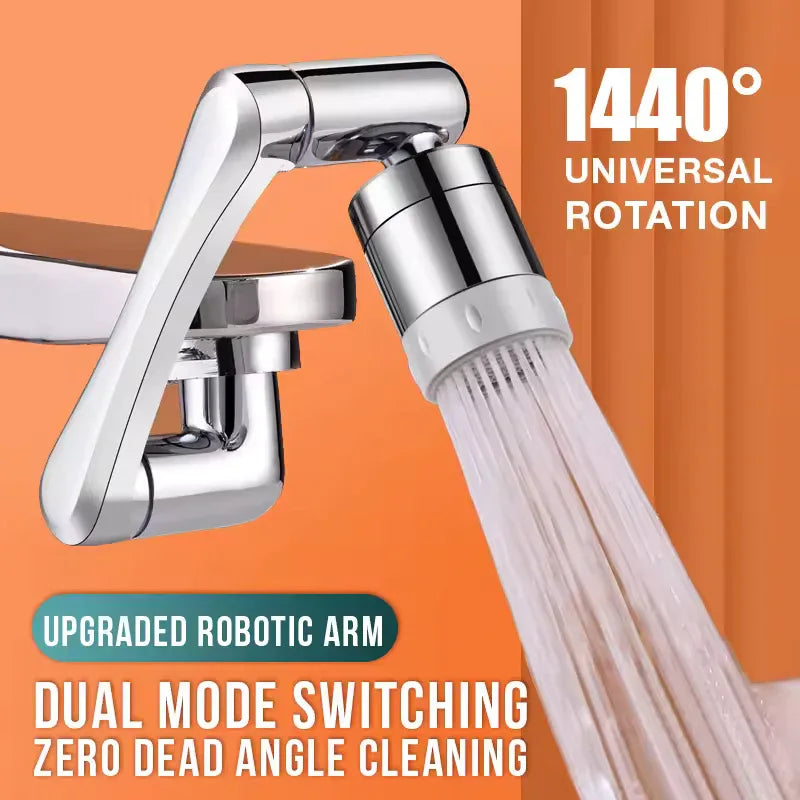 Stainless Steel Faucet Extender with Rotation
