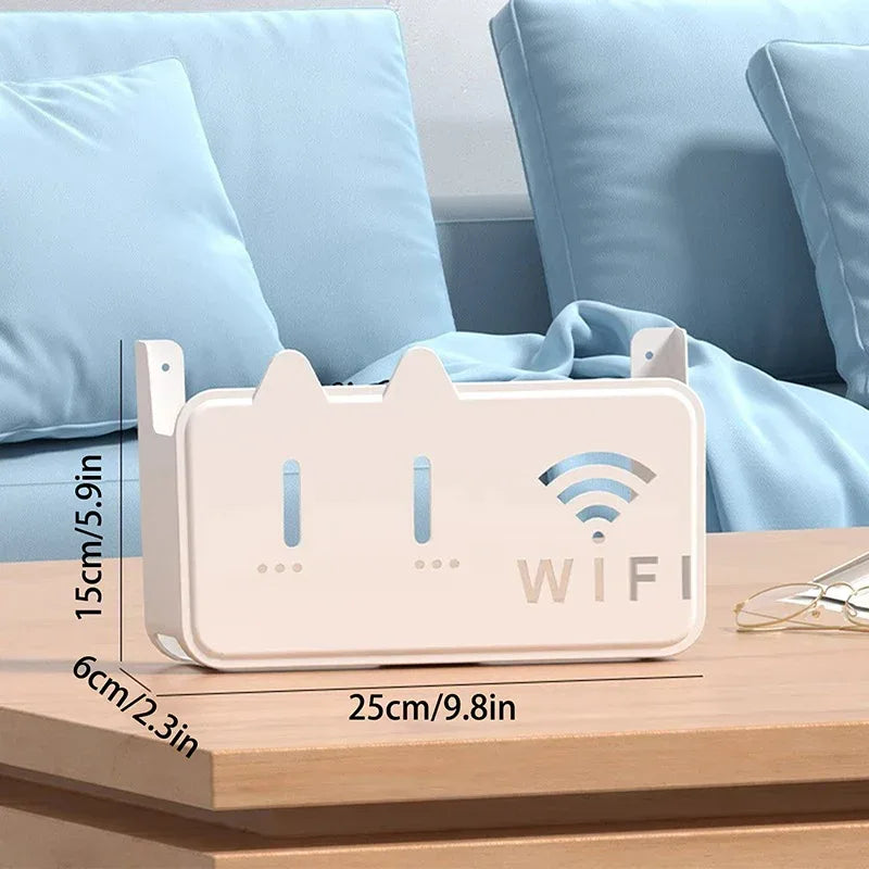 WiFi Router Shelf Organizer Wall Mount - Clarify.pk