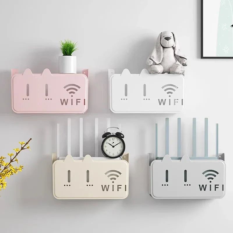 WiFi Router Shelf Organizer Wall Mount