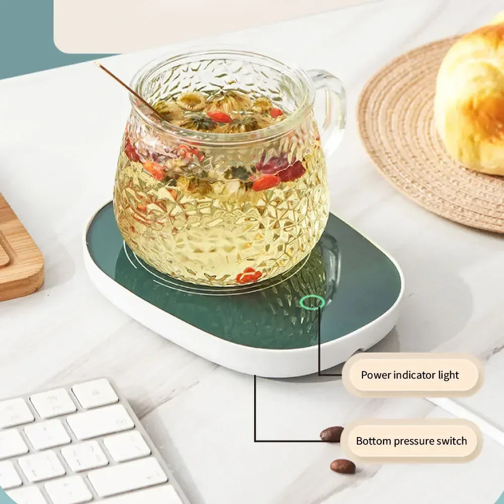 USB Powered Cup Heater with Power Indicator Light