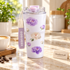 UYLEE 600ml Floral Coffee Cup