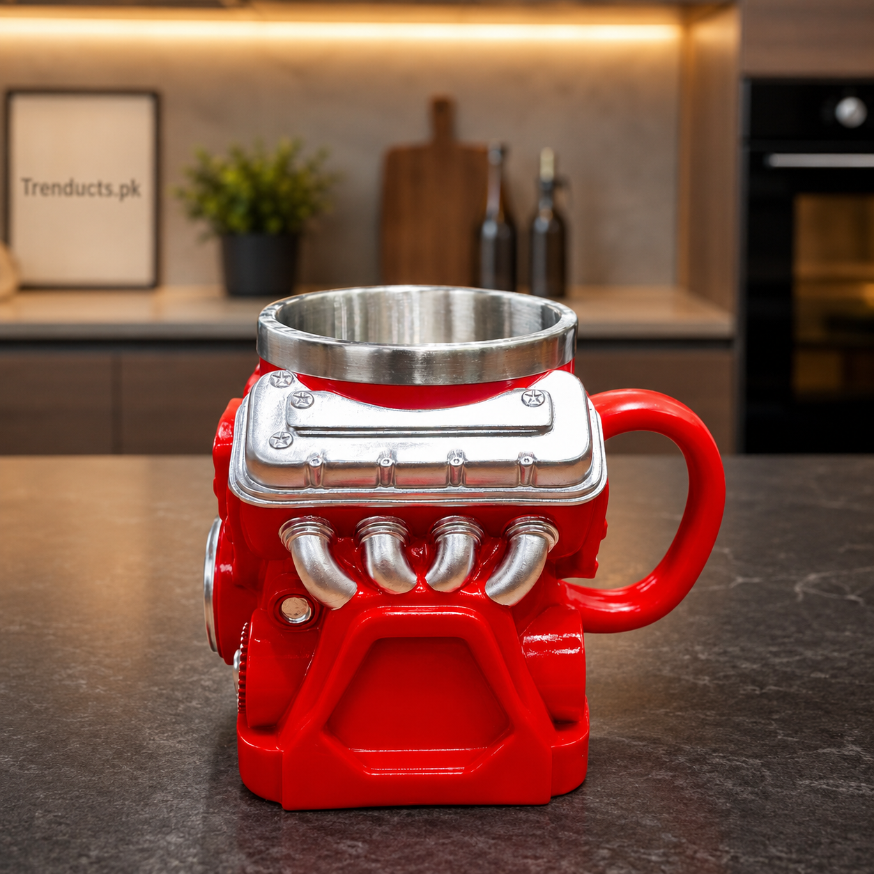450ml V8 Engine Mug with Sculpted Details